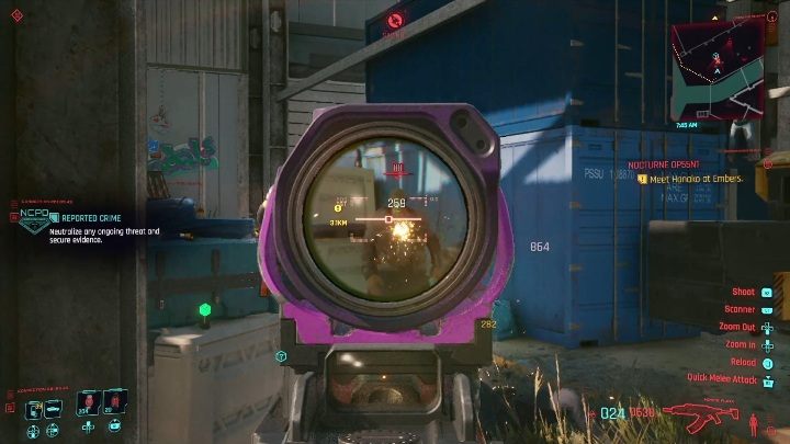 Organized crimes are activities during which you have to finish off your opponents and obtain objects hidden inside a stash - Cyberpunk 2077: NCPD Scanner Hustles - list, tips, maps - Cyberpunk 2077: NCPD Scanner Hustles - Cyberpunk 2077 Guide