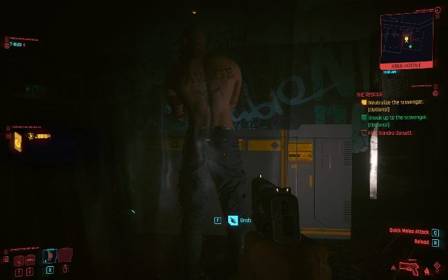 Hacking opponents is not the only way to eliminate them while hiding - Cyberpunk 2077: Combat and stealth - Cyberpunk 2077: Basics - Cyberpunk 2077 Guide