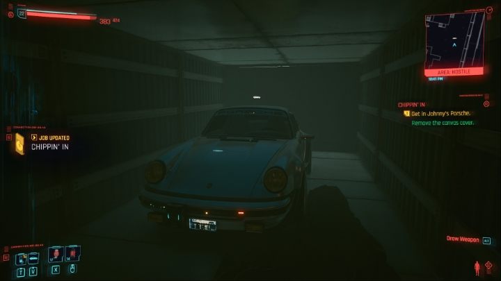 All that's left to do is to walk up to the container and open it with the access card - Cyberpunk 2077: How to get Porsche 911? - Cyberpunk 2077: Exploration - Cyberpunk 2077 Guide
