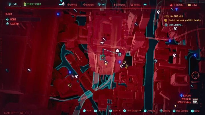 How to unlock: main job " - Cyberpunk 2077: All Tarot cards - Cyberpunk 2077: Secrets & Collectibles - Cyberpunk 2077 Guide