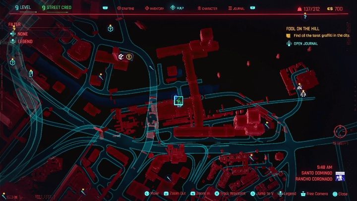 How to unlock: main job " - Cyberpunk 2077: All Tarot cards - Cyberpunk 2077: Secrets & Collectibles - Cyberpunk 2077 Guide
