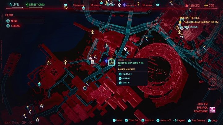 How to unlock: main job " - Cyberpunk 2077: All Tarot cards - Cyberpunk 2077: Secrets & Collectibles - Cyberpunk 2077 Guide