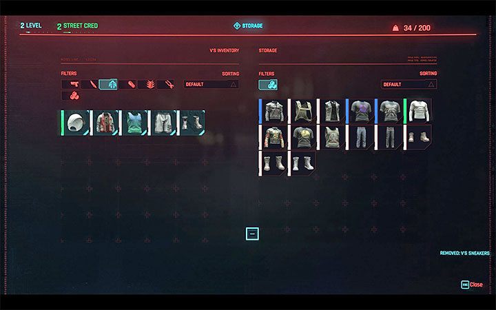 You can be more proactive about the weigth and store unnecessary items in V's apartment, which you can access during the first hours of the game - Cyberpunk 2077: How to increase weight capacity? - Cyberpunk 2077: V - main character - Cyberpunk 2077 Guide