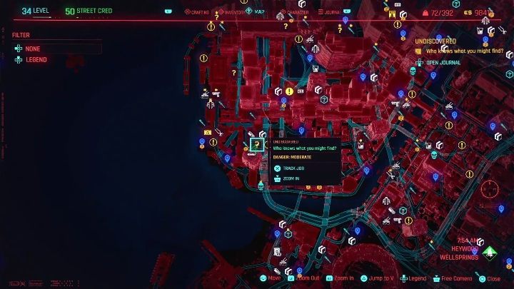 Location: Western Heywood, Wellsprings - Cyberpunk 2077: Gun for Hire, Heywood - Gigs, walkthrough, map - Cyberpunk 2077: Heywood - Cyberpunk 2077 Guide