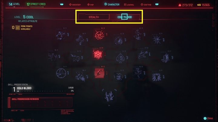 There are 12 different skills that you develop over time - Cyberpunk 2077: Character development Guide - Cyberpunk 2077: Basics - Cyberpunk 2077 Guide