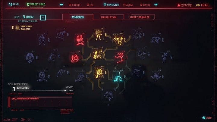 Body affects - Cyberpunk 2077: Character development Guide - Cyberpunk 2077: Basics - Cyberpunk 2077 Guide