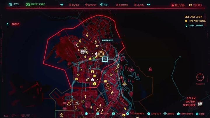 1 - Cyberpunk 2077: Thievery, Watson - gigs walkthrough, list - Cyberpunk 2077: Watson - Cyberpunk 2077 Guide