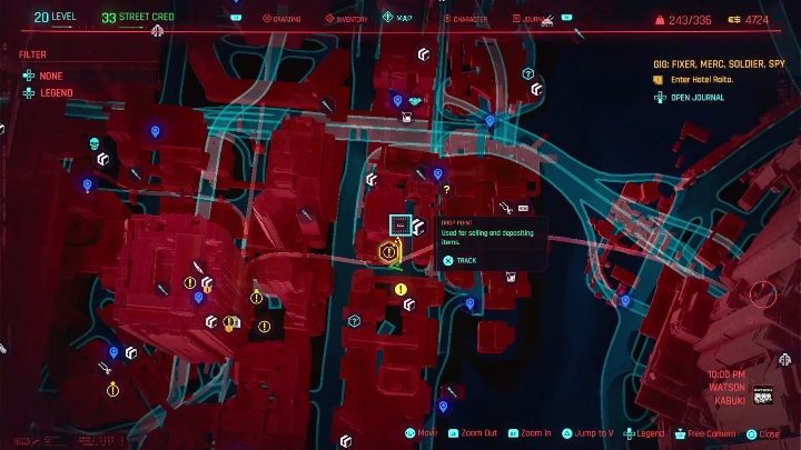 Location: south-eastern part of Watson, Kabuki - Cyberpunk 2077: Thievery, Watson - gigs walkthrough, list - Cyberpunk 2077: Watson - Cyberpunk 2077 Guide