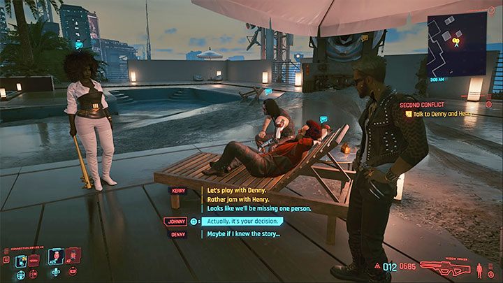 First of all, talk to Kerry - Cyberpunk 2077: Second Conflict (Kerry) - walkthrough - Cyberpunk 2077: Storyline quests - Cyberpunk 2077 Guide