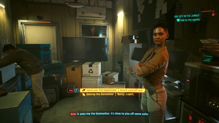 Regardless of the variant you've chosen, Mr - Cyberpunk Phantom Liberty: Gig: Spy in the Jungle - walkthrough - Cyberpunk Phantom Liberty: Gigs - Cyberpunk 2077 Guide