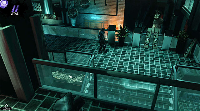 A guard on a lower balcony - Harding Museum - main hall - Chapter 1 - DARK - Game Guide and Walkthrough