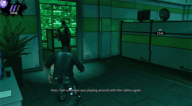 Entrance to the side room - Geoforge - security office - Chapter 2 - DARK - Game Guide and Walkthrough