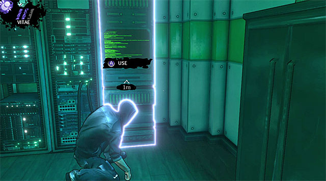 You may finally interact with a computer station shown on the screen above - Geoforge - security office - Chapter 2 - DARK - Game Guide and Walkthrough