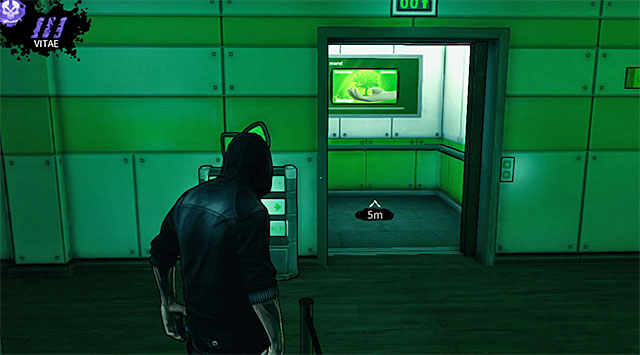 Once youre done here locate an active elevator seen on the screen above - Geoforge - security office - Chapter 2 - DARK - Game Guide and Walkthrough