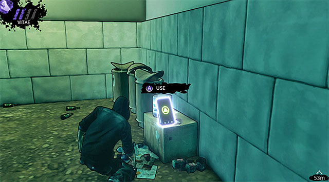 Leave the platform where youve started exploring the hunting grounds and immediately turn left, choosing a very narrow passageway seen on screen 1 - Geoforge - Vlads hunting grounds - Chapter 2 - DARK - Game Guide and Walkthrough