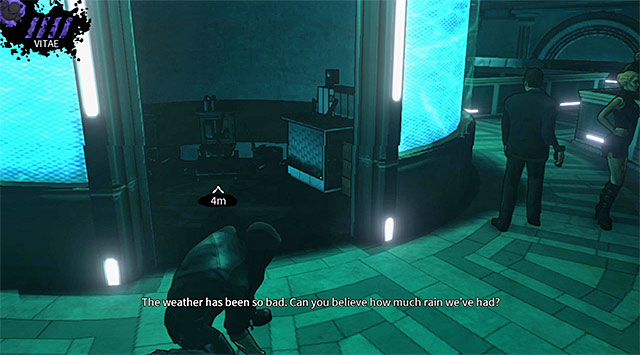 A small chamber where Eric must hide to wait for the gas to be released - Atlantis - main area (before releasing the gas) - Chapter 3 - DARK - Game Guide and Walkthrough