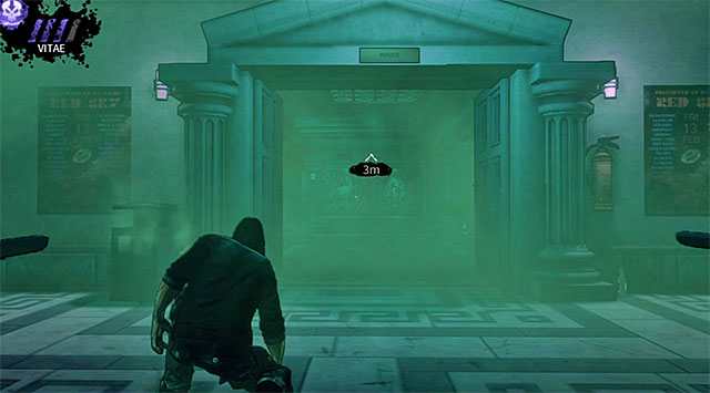 The passageway youll have to reach can be seen on the screen above - Atlantis - main area (after releasing the gas) - Chapter 3 - DARK - Game Guide and Walkthrough