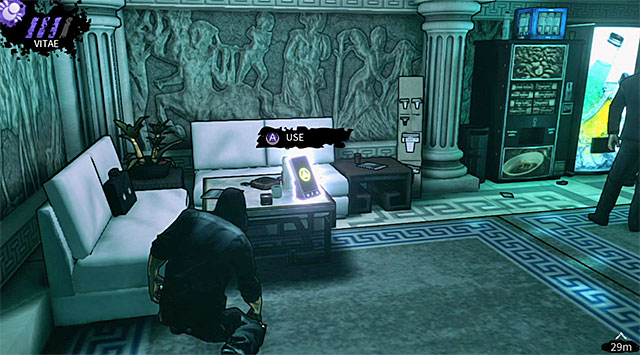 Make a stop once youre close enough to new guards and a security camera - Atlantis - main area (after releasing the gas) - Chapter 3 - DARK - Game Guide and Walkthrough