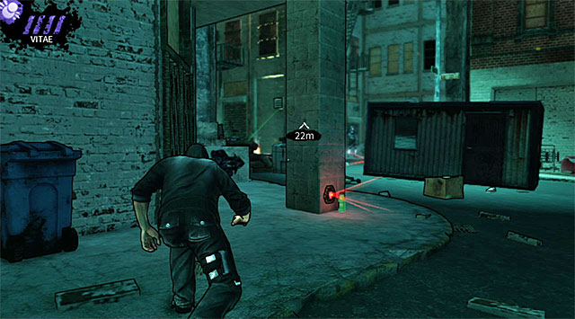 Sooner or later you will have to start moving closer to the exit from the second backyard (MUCH sooner if you didnt attack anyone) and its located to the left of where youve started - The Hole - second backyard - Chapter 4 - DARK - Game Guide and Walkthrough