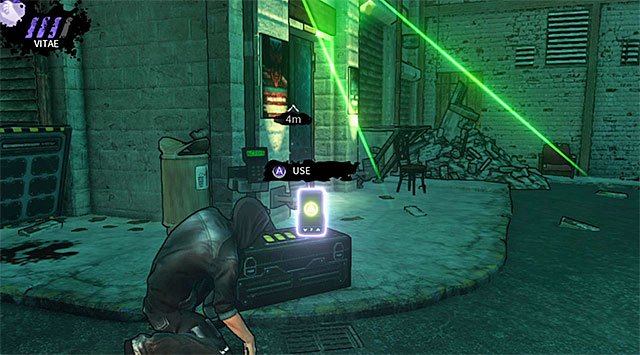 Stay close to the security camera mentioned earlier, because theres a second PDA (200 experience points) here (screen above) - The Hole - second backyard - Chapter 4 - DARK - Game Guide and Walkthrough