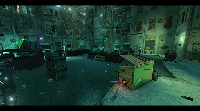 A view of the first courtyard - The Hole - first courtyard - Chapter 4 - DARK - Game Guide and Walkthrough