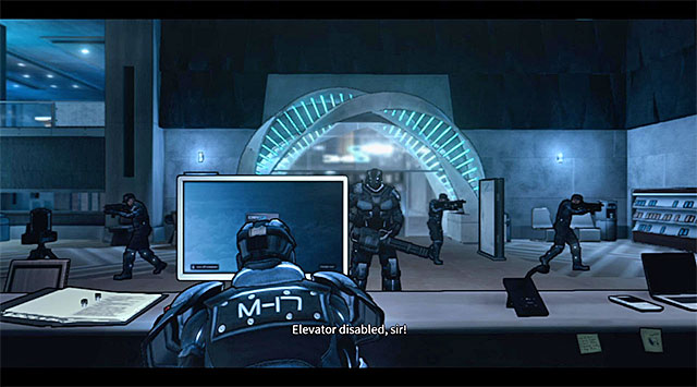 Vampire hunters arriving in the lobby - Cryogenic - lobby (after hunters arrival) - Chapter 5 - DARK - Game Guide and Walkthrough