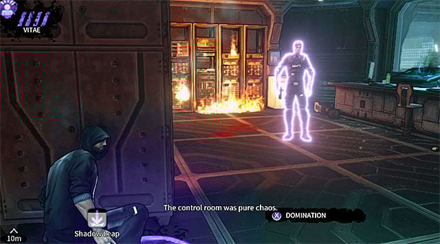 A single opponent in a destroyed control room - M17 Base - headquarters - Chapter 6 - DARK - Game Guide and Walkthrough