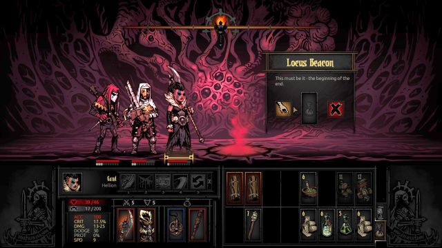 Finally, the end to the ordeal course... - Darkest Dungeon: Belly of the Beast - Darkest Dungeon: Walkthrough - Darkest Dungeon location - Darkest Dungeon Game Guide & Walkthrough