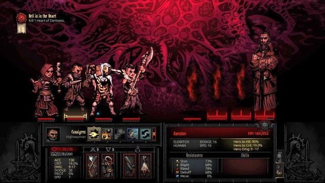 Ignore the obstacles - they cannot be damaged. - Darkest Dungeon: Hell is in the Heart - Darkest Dungeon: Walkthrough - Darkest Dungeon location - Darkest Dungeon Game Guide & Walkthrough