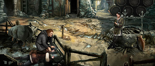 To start, talk to Olgierd, which will have no effect - Crows! - The Dark Eye - Chains of Satinav - Game Guide and Walkthrough