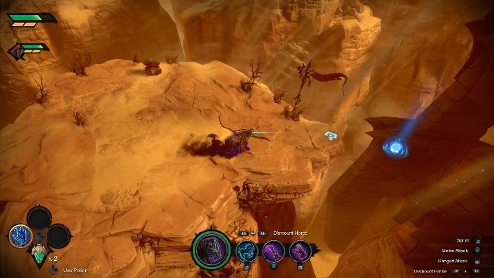 You cant jump on a horse - Horses in Darksiders Genesis - Basics - Darksiders Genesis Guide