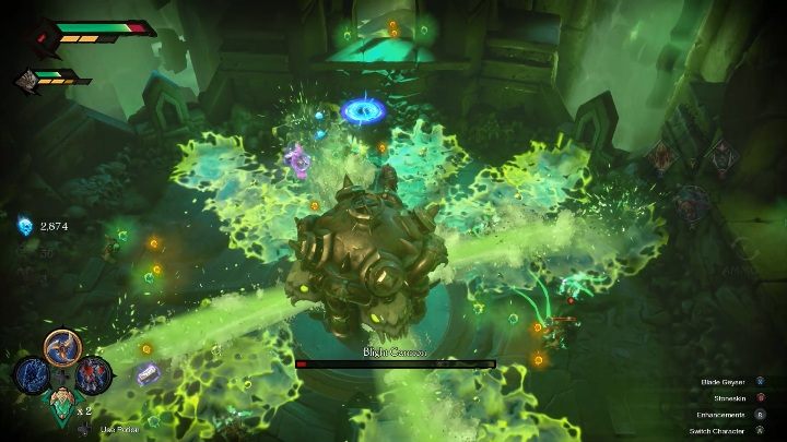 Defeat Nephilim Vindicator to continue - Blight Cannon - chapter 8 | Boss in Darksiders Genesis - Bosses and mini-bosses - Darksiders Genesis Guide