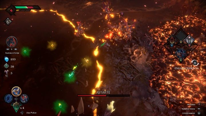 A great way to defeat the bosss allies is to use Chaos/Anarchy - Astarte - chapter 10 | Boss in Darksiders Genesis - Bosses and mini-bosses - Darksiders Genesis Guide