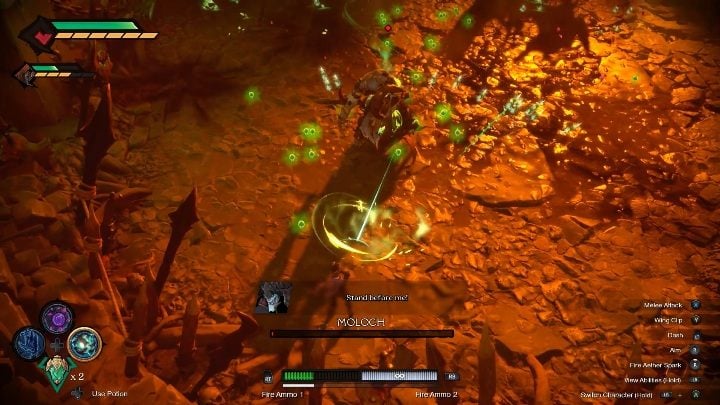 Once the battle is over, you will return to the Void - Moloch - chapter 16 | Boss in Darksiders Genesis - Bosses and mini-bosses - Darksiders Genesis Guide