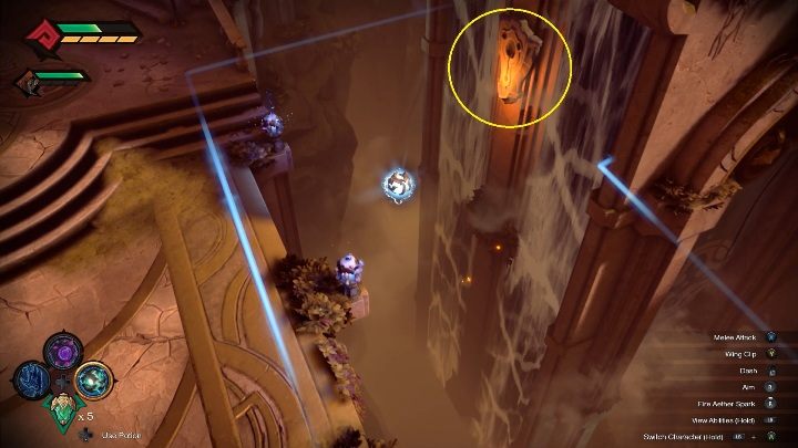 Move forward - you will reach the next puzzle - How to use Aether Spark Chapter 11 in Darksiders Genesis? - Puzzles - Darksiders Genesis Guide