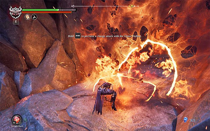 To be able to destroy all types of webs, you must obtain the essence of flame (Flame Hollow) - How to destroy the webs in Darksiders 3? - FAQ - Darksiders 3 Guide