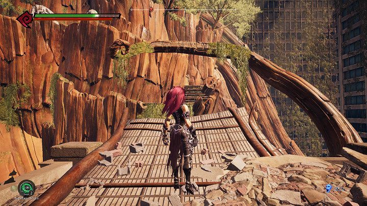 Return to the main path and jump to the other end of the chasm - Haven | Darksiders 3 Walkthrough - Walkthrough - Darksiders 3 Guide