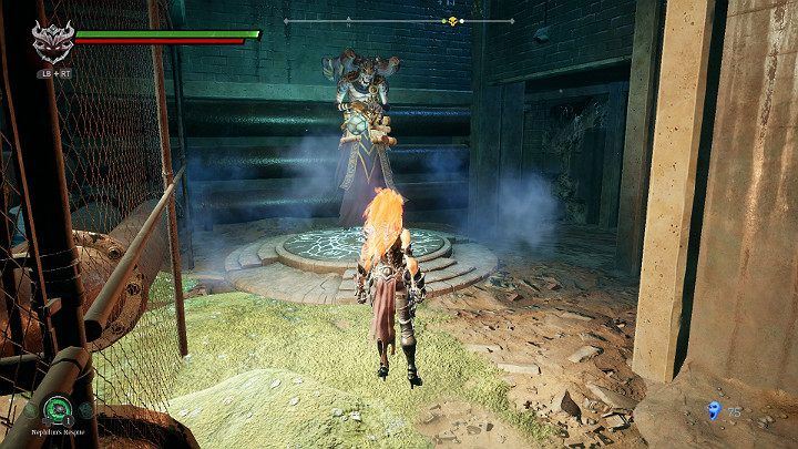 Follow the path until you reach Vulgrim - Hollows - Catacombs | Darksiders 3 Walkthrough - Walkthrough - Darksiders 3 Guide