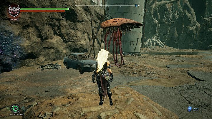 Jump on top of the neutral creature - Festering pool | Darksiders 3 Walkthrough - Walkthrough - Darksiders 3 Guide