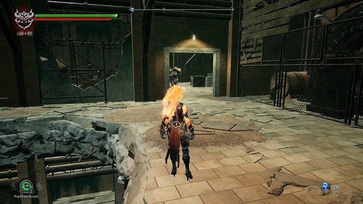 When you enter the upper level youll be immediately attacked by an opponent, but it should not pose a threat to you - Festering pool | Darksiders 3 Walkthrough - Walkthrough - Darksiders 3 Guide