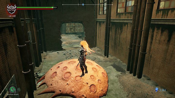 Now hit the creature so that it glides to the exit - Festering pool | Darksiders 3 Walkthrough - Walkthrough - Darksiders 3 Guide