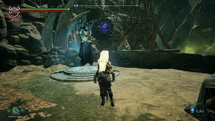 Mark the next checkpoint and deal with Vulgrim - The drowned district | Darksiders 3 Walkthrough - Walkthrough - Darksiders 3 Guide