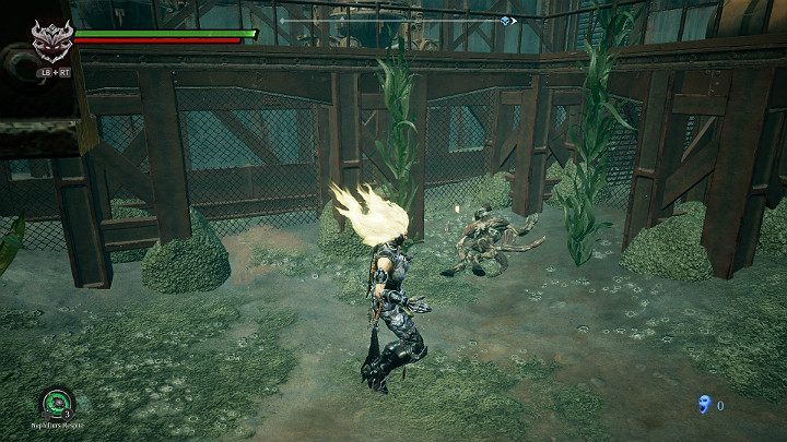 At the bottom of the pool youll find a Lurcher Cluster - The drowned district | Darksiders 3 Walkthrough - Walkthrough - Darksiders 3 Guide