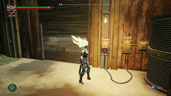 When you go down, switch the power lever to open the gate - The drowned district | Darksiders 3 Walkthrough - Walkthrough - Darksiders 3 Guide