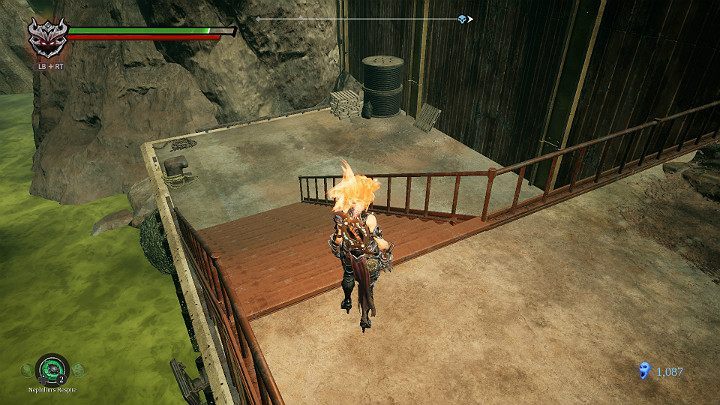 Go downstairs on the right - The drowned district | Darksiders 3 Walkthrough - Walkthrough - Darksiders 3 Guide