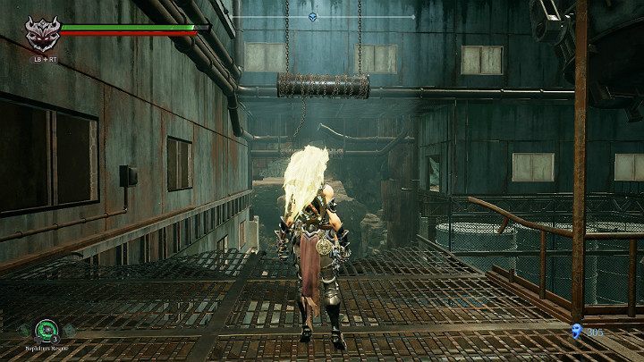 This releases the roller that you can use to jump to the other side - The drowned district | Darksiders 3 Walkthrough - Walkthrough - Darksiders 3 Guide