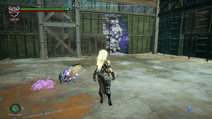 Wait for the beetle to absorb the substance - The drowned district | Darksiders 3 Walkthrough - Walkthrough - Darksiders 3 Guide