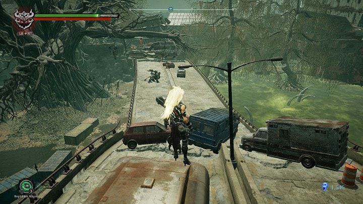 Another griffon in front of you - The drowned district | Darksiders 3 Walkthrough - Walkthrough - Darksiders 3 Guide