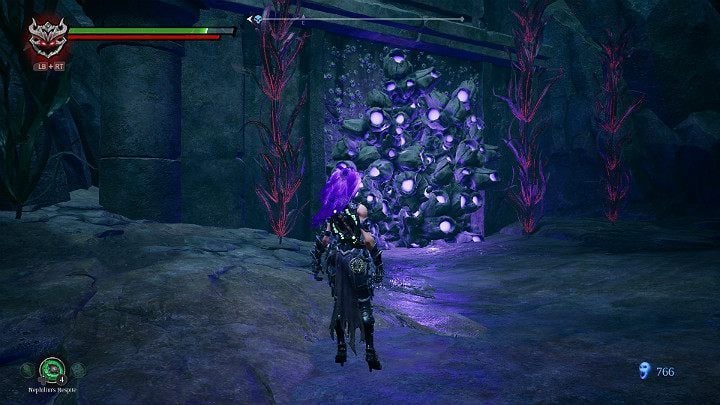 Break the wall to proceed to the puzzle - Forgotten Lake | Darksiders 3 Walkthrough - Walkthrough - Darksiders 3 Guide