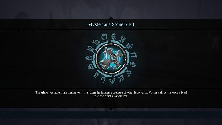The mysterious stone seal is an object that will influence the final scene in Darksiders 3 - Abraxis and the Lord of Hollows - kill or spare? | Darksiders 3 Walkthrough - Walkthrough - Darksiders 3 Guide